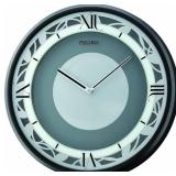 $100 Seiko QXS003KRH Emotional Wall Clock, BROWN Wood Casing