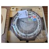 $100 Seiko QXS003KRH Emotional Wall Clock, BROWN Wood Casing