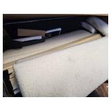 $130 Cloud Twin Bed Frame, Boucle, Upholstered, No Box Spring, White