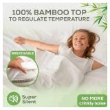 Luxury Queen Mattress Protector | 100% Bamboo, Waterproof, Cooling