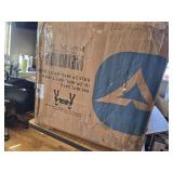 $145 Farmhouse End Table with Charging Station, BROWN