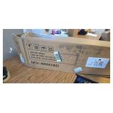 $80 Pellebant 5-Drawer Vertical Storage Tower Organizer Beige Wood