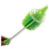 Norpro Silicone Bottle Brush, One-Size, Green
