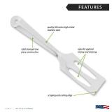 Rada Cutlery Silver Stainless Steel Serverspoon