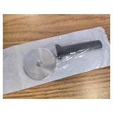 Rada Cutlery Black/Silver Nickel Stainless Steel Pizza Cutter