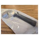 Rada Cutlery Black/Silver Nickel Stainless Steel Pizza Cutter
