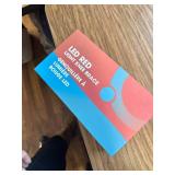 Red Light Therapy Knee Brace, Rechargeable NIR Device, Grey