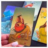 Urban Enigma Tarot, 78 Cards with Guide, Foil Finish Deck.