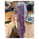 cabzymx 18 Pcs Purple! Birthday Gift Bags, Glossy Reusable