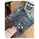 Zen bamboo bedskirt king size black