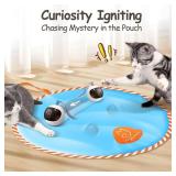 Migipaws Interactive Cat Ball Toy Set, Fun Tracker, Glowing Chase