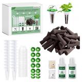 164PCS Seed Pods Kit for Hydroponic Growing System with 40 Sponges