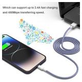 Apple 6Pack MFi iPhone Charger 3/6/10FT Lightning Cable