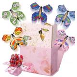 XLSXEXCL Explosion Gift Box with 10 Pcs Flying Butterfly Toy