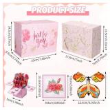 XLSXEXCL Explosion Gift Box with 10 Pcs Flying Butterfly Toy