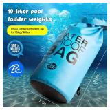 Universal Pool Ladder Weight, 10L PVC Waterproof Bag, Fits All