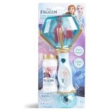 Kids Disney Frozen Elsa Light & Sound Bubble Wand w/ Solution