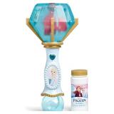 Kids Disney Frozen Elsa Light & Sound Bubble Wand w/ Solution