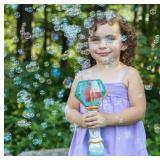 Kids Disney Frozen Elsa Light & Sound Bubble Wand w/ Solution