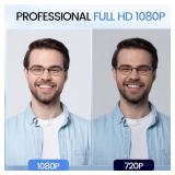 EMEET 1080P Webcam with Microphone, 2 Mics, 90 FOV, USB A