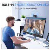 EMEET 1080P Webcam with Microphone, 2 Mics, 90 FOV, USB A
