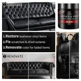 Leather Recoloring Balm & Repair Kit for Furniture and Car Seats