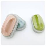 3Pcs Sponge Brush Set, for Kitchen, Bathroom & Tiles Cleaning