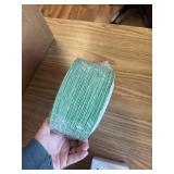 Emerald Green Paper Plates, 7in, Disposable, Heavy Duty, 100 Pcs
