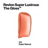 Revlon Lip Gloss, Super Lustrous, Non-Sticky, 215 Super Natural