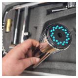 Kitchen Faucet with Pull Down Sprayer, Commercial Single Handle High Arc Kitchen Sink Faucet Dual Mode Chrome- Retail: $139