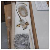 Freestanding Bathtub Faucet Floor Mount Tub Filler Brushed Gold Brass with Hand Shower-Retail: $335