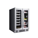 Avallon Awbc242ggfd 24  Wide 21 Bottle Capacity And 64 Can Capacity Beverage Center - - Retail: $1,709