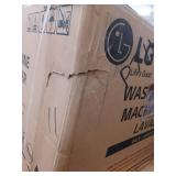 LG - SideKick 1.0 Cu. Ft. High-Efficiency Smart Top Load Pedestal Washer with 3-Motion Technology - Black Steel - Retail: $651