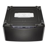 LG - SideKick 1.0 Cu. Ft. High-Efficiency Smart Top Load Pedestal Washer with 3-Motion Technology - Black Steel - Retail: $651