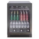Zephyr 24-in W 112-Can Capacity Black Stainless Steel Built-In/Freestanding Beverage Cooler, Black - Retail: $1,599