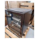 Zephyr 24-in W 112-Can Capacity Black Stainless Steel Built-In/Freestanding Beverage Cooler, Black - Retail: $1,599