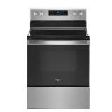 Whirlpool - 5.3 Cu. Ft. Freestanding Electric Range with Self-Cleaning and Frozen Bake - Stainless Steel - Retail: $1,188