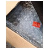 Karl home Accent Chair Wide Armrest Mid-Century Lounge Chair Chenille, Dusty-Blue