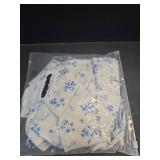 Women Floral Cami Top Y2k Ruffled Hem Flower Halter Backless Top Bow Tie Elastic Waist Spaghetti Strap Tank Top, Medium (STOCK PHOTO NOT EXACT)