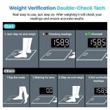 Etekcity Scale for Body Weight, Digital Bathroom Scales for People, Most Accurate to 0.05lb, Bright LED Display & Large Clear Numbers, Upgraded Quality for the Elderly Safe Home Use, 400 lbs
