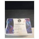 L. Ultra Thin Pads for Women, Overnight Absorbency, Organic Cotton Top Layer, Unscented Pads with Wings, 24 count