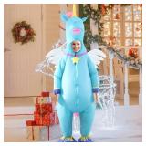 HZGDEJTG Unicorn Inflatable Suit Blue Adult Style, Best Decoration for Party, Gathering, Holiday Celebration, Halloween and other festivals