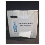 HZGDEJTG Unicorn Inflatable Suit Blue Adult Style, Best Decoration for Party, Gathering, Holiday Celebration, Halloween and other festivals