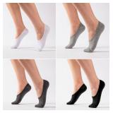 IDEGG No Show Socks Womens and Men Low Cut Ankle Short Anti-slid Athletic Running Novelty Casual Invisible Liner Socks, 6 pairs Medium