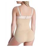 Women Waist Trainer Tummy Control Panties Body Shaper High Waisted Shapewear Briefs Butt Lifter Slimming Corset Seamless (Beige, XXXL)