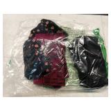 INNERSY Period Underwear for Women High Waisted Leak-Proof Postpartum Menstrual Panties 3-Pack (Rose Print, Medium)