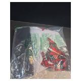 Japanese Tartan Pleated School Uniform Cosplay Costumes with Socks Eyeglass Frame Set (Red)(M = Asia L)(SSF09)