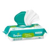 Pampers Free & Gentle Baby Wipes, 1 Pk, 78 ct