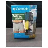 Columbia 3 High Performance Stretch Boxer Briefs Size- Large