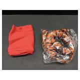 Suncalla 3 Pcs Tiger Adult Costume Ear Headband Tail Red Bandana Cereal Mascot Costume Animal Tiger Halloween Supplies for Cosplay Party